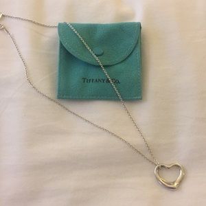 Tiffany & Co. Open Heart Pendent